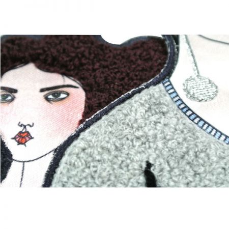 huy hiệu len dán nhiệt