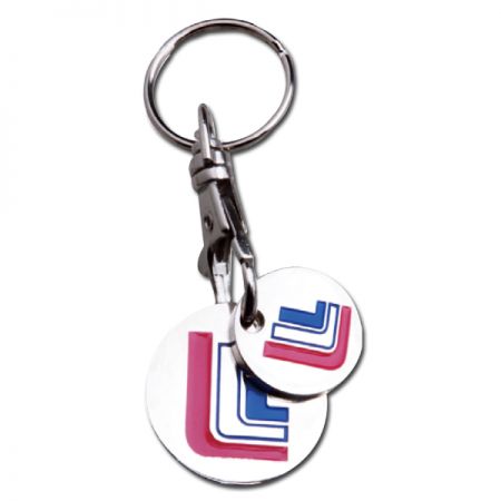 สร้อยพวงกุญแจเหรียญช็อปปิ้ง - ส่วนลดตะกร้าช้อปปิ้งเหรียญ