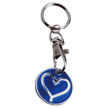 กุญแจเหรียญตะกร้าช็อปปิ้ง - กุญแจโทเค็นตะกร้าช็อปปิ้ง