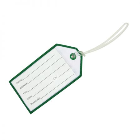 embroidered nylon luggage tags