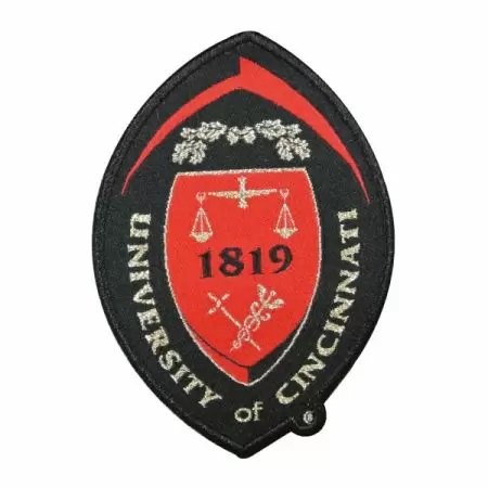 Huy hiệu dệt với màu bạc kim loại - Huy hiệu dệt với màu bạc kim loại