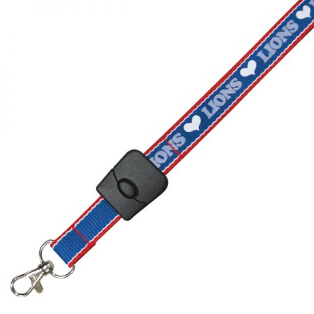 Multi Background Colored Polyester Lanyard