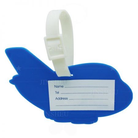 soft rubber airplane luggage tags