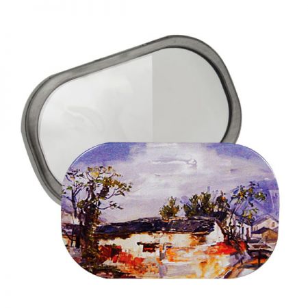 オーダーメイドのミラーボタンピン - オーダーメイドのミラーボタンピン