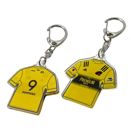 chìa khóa trong suốt bằng nhựa acrylic cá nhân hóa