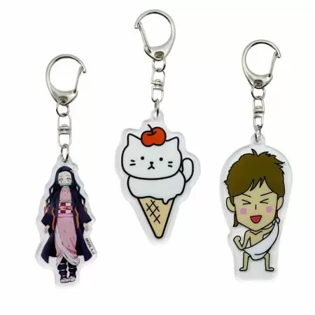 Khóa chìa khóa acrylic trong suốt - Khóa chìa khóa acrylic quảng cáo