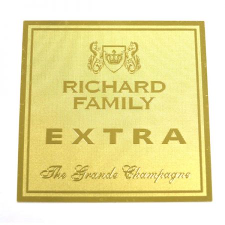 Złota pamiątkowa metalowa wizytówka - Złota pamiątkowa metalowa wizytówka