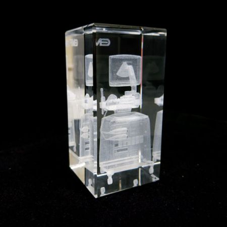 trofeo de cristal personalizado