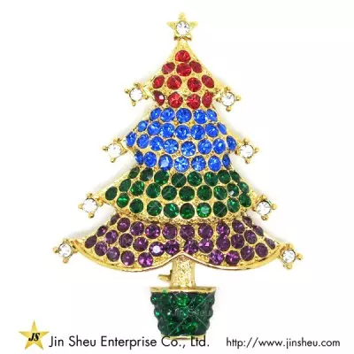 băng đô cây thông Giáng sinh - ghim cài tùy chỉnh