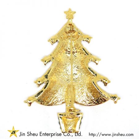 joulupuun koru jalokivillä