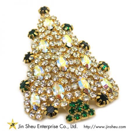 välkkyvä joulun rintakoru