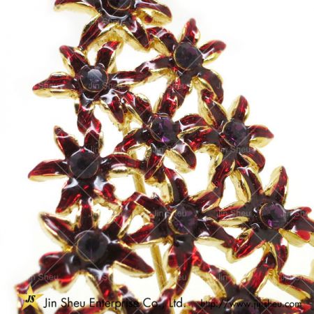 băng đô giáng sinh với pha lê