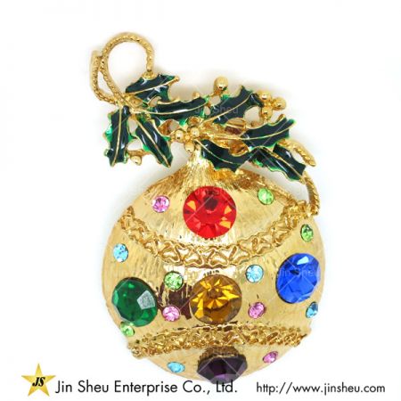 Christmas Fashion Jewelry Brooch - Wholesale holiday brooches