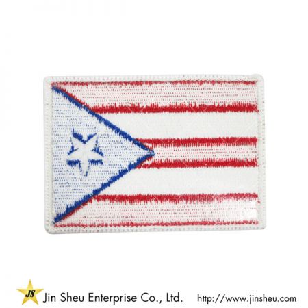 Naszywka z flagą Portoryko