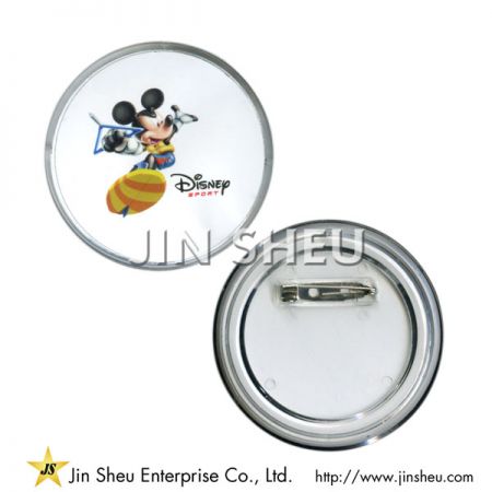 Botão de Acrílico do Mickey Mouse - Botão de Acrílico do Mickey Mouse