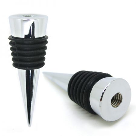 Stainless Steel Round Top Wine Bottle Stopper