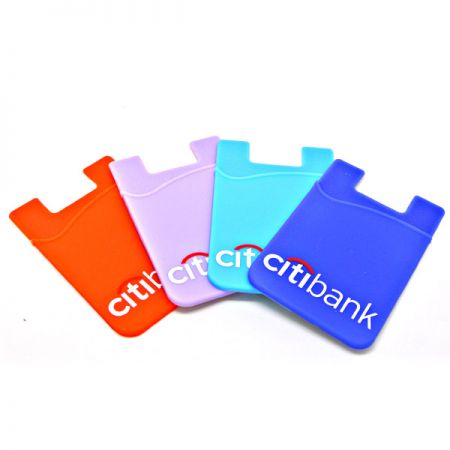 adhesive silicone card holder