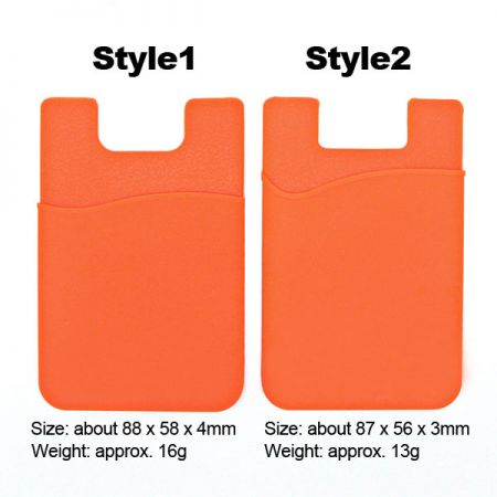 silicone phone card holder