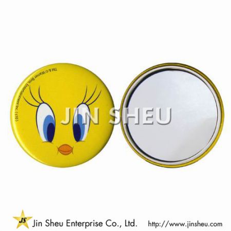 Tweety Mirror Button Badge