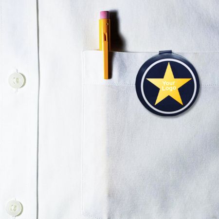 aangepaste logo-bezoekerstabbadges