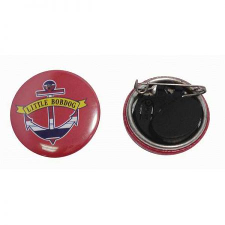 Werbliche Taschenlampe Button-Badge - Werbliche Taschenlampe Button-Badge
