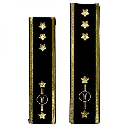 TPU-Patches mit glänzender goldener Prägung für einen kontrastreichen Look