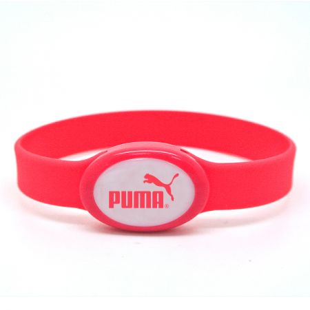 pulsera de silicona con luz led