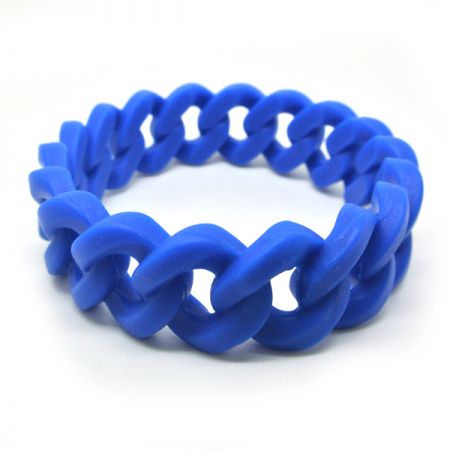 Bransoletki silikonowe w stylu plecionym