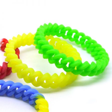 pleciony styl opaski silikonowej