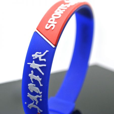 bracelet en silicone personnalisé sportif en cadeau