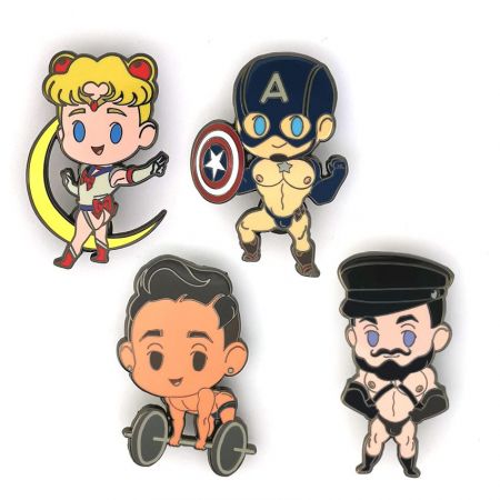 Imitation Hard Ename Badge Pins - Imitation Hard Ename Badge Pins