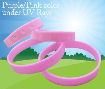 Ultraviolet Sensitive Bracelet - sunburn wristband