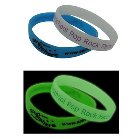 Pulsera de silicona luminosa