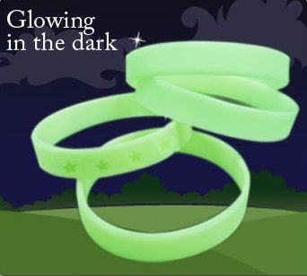 Customized Glowing Silicone Bracelet