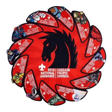 Huy hiệu Hội nghị Quốc gia - Huy hiệu thêu lớn cho Hội nghị Quốc gia 2013