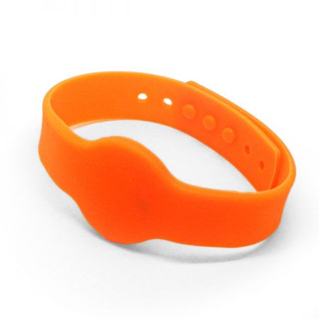 004 Silicone Watch-Strap Wristbands - RFID wristbands provide accurate record of each runner