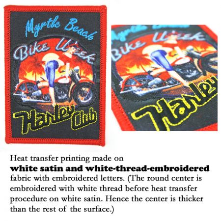 Fuldfarve tilpassede sublimeringspatches