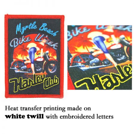Custom Made Heat Transfer Printing Patches