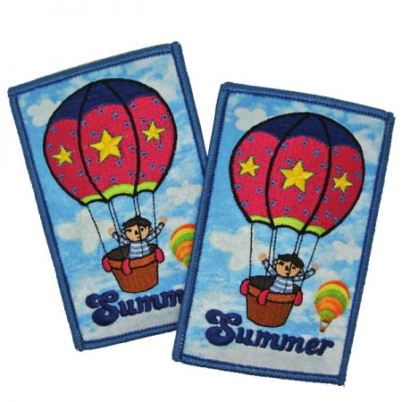 blanke sublimeringspatches