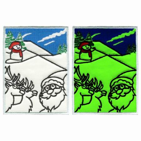 søde julelysende patches til børn