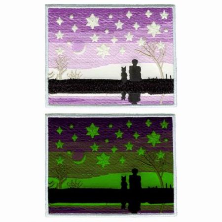 patch de bordado luminoso personalizado Jin Sheu