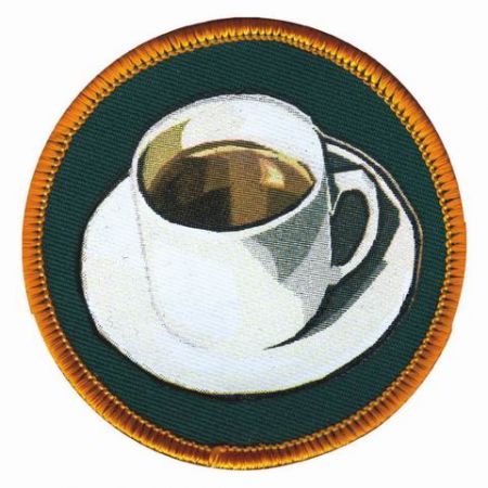 رقعة مطبوعة بتقنية السبليميشن للقهوة المخصصة