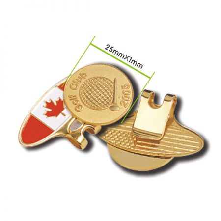 country flag golf hat clips tool