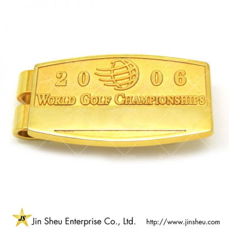 Customized Made Golf Money Clips - masters golf money clip