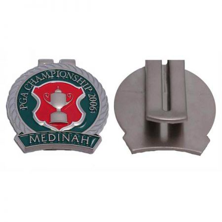 Clipe de dinheiro de golfe prático - carteira de dinheiro com clipe de mestres