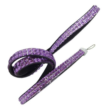 ラインストーンのリストレットキーチェーン