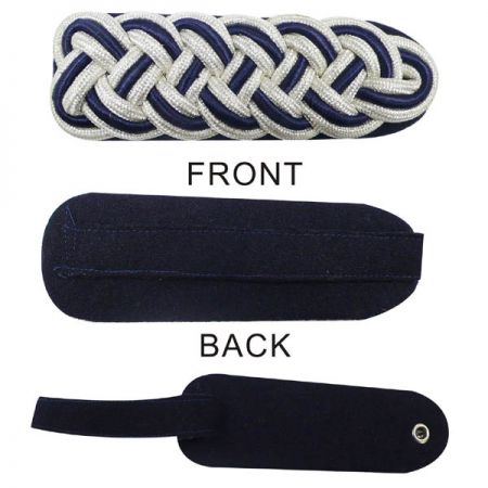 Персонализированные нашивки на плечи из шнура - Персонализированные нашивки на плечи из шнура