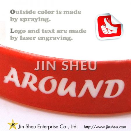 pulsera de silicona personalizada al por mayor con logotipo
