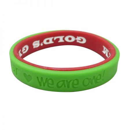 أساور سيليكون مطبوعة بشعار مخصص