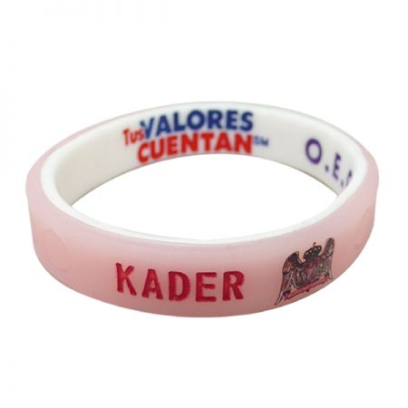 سوار سيليكون ترويجي ثنائي الجانب